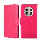 For Huawei Mate 50 Pro Crystal Texture Leather Phone Case(Rose Red) - 1