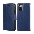 For ZTE Blade A72 5G Crystal Texture Leather Phone Case(Royal Blue) - 1