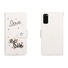 For Galaxy S20 Horizontal Flip Solid Color Rhinestones Leather Case with Card Slot & Wallet & Holder(Trojan) - 1
