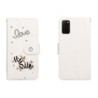 For Galaxy S20 Plus Horizontal Flip Solid Color Rhinestones Leather Case with Card Slot & Wallet & Holder(Trojan) - 1