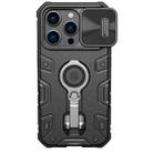 For iPhone 14 Pro NILLKIN CamShield Armor Pro Magnetic Phone Case(Black) - 1
