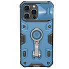 For iPhone 14 Pro Max NILLKIN CamShield Armor Pro Magnetic Phone Case(Blue) - 1