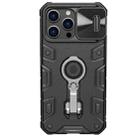 For iPhone 14 Pro Max NILLKIN CamShield Armor Pro Magnetic Phone Case(Black) - 1