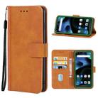 For Blackview BV5200 Leather Phone Case(Brown) - 1