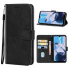 For Motorola Moto E22 / Moto E22i Leather Phone Case(Black) - 1