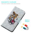 For Galaxy A71 3D Pattern Magnetic Suction Horizontal Flip Leather Case with Holder & Card Slots & Wallet & Photo Holder(Tiger) - 7
