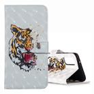 For Galaxy S20 3D Pattern Magnetic Suction Horizontal Flip Leather Case with Holder & Card Slots & Wallet & Photo Holder(Tiger) - 1