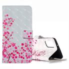 For Galaxy S20+ 3D Pattern Magnetic Suction Horizontal Flip Leather Case with Holder & Card Slots & Wallet & Photo Holder(Cherry Blossoms) - 1