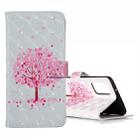 For Galaxy S20+ 3D Pattern Magnetic Suction Horizontal Flip Leather Case with Holder & Card Slots & Wallet & Photo Holder(Pink Tree) - 1
