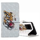 For Galaxy S20 Ultra 3D Pattern Magnetic Suction Horizontal Flip Leather Case with Holder & Card Slots & Wallet & Photo Holder(Tiger) - 1