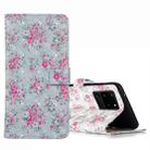 For Galaxy S20 Ultra 3D Pattern Magnetic Suction Horizontal Flip Leather Case with Holder & Card Slots & Wallet & Photo Holder(Rose Flower) - 1