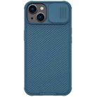 For iPhone 14 NILLKIN CamShield Pro Protective Phone Case(Blue) - 1