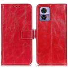 For Motorola Edge 30 Lite / Edge 30 Neo Retro Crazy Horse Texture Leather Phone Case(Red) - 1