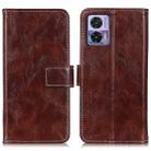 For Motorola Edge 30 Lite / Edge 30 Neo Retro Crazy Horse Texture Leather Phone Case(Brown) - 1