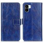 For Xiaomi Redmi A1 Retro Crazy Horse Texture Leather Phone Case(Blue) - 1