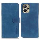 For Realme 9i 5G / 10 5G KHAZNEH Retro Texture Leather Phone Case(Blue) - 1