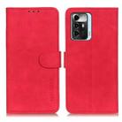 For ZTE Blade A72 5G KHAZNEH Retro Texture Leather Phone Case(Red) - 1