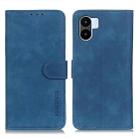 For Xiaomi Redmi A1 KHAZNEH Retro Texture Leather Phone Case(Blue) - 1