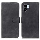 For Xiaomi Redmi A1 KHAZNEH Retro Texture Leather Phone Case(Black) - 1