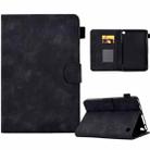 For Amazon Kindle Fire 7 2022 Embossed Smile Flip Tablet Leather Case(Black) - 1