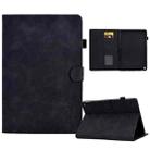 For Amazon Kindle Fire HD 8 2022 / 2020 Embossed Smile Flip Tablet Leather Case(Black) - 1