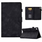 For Samsung Galaxy Tab A7 Lite T220 Embossed Smile Flip Tablet Leather Case(Black) - 1