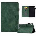 For Samsung Galaxy Tab A7 10.4 2020 T500 Embossed Smile Flip Tablet Leather Case(Green) - 1