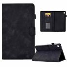 For Samsung Galaxy Tab A 10.1 2019 T510 Embossed Smile Flip Tablet Leather Case(Black) - 1