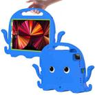 For iPad Pro 11 2018 / 2020 / 2021 Octopus Style EVA + PC Tablet Case with Strap(Blue) - 1