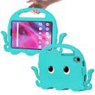 For Lenovo  Tab M8 TB 8505F / 8705N Octopus Style EVA + PC Tablet Case with Strap(Glacial Green) - 1