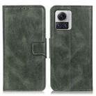 For Motorola Edge X30 Pro 5G / Edge 30 Ultra Mirren Crazy Horse Texture Leather Phone Case(Dark Green) - 1