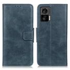 For Motorola Edge 30 Neo Mirren Crazy Horse Texture Leather Phone Case(Blue) - 1