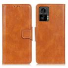 For Motorola Edge 30 Neo Mirren Crazy Horse Texture Leather Phone Case(Brown) - 1