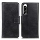 For Sony Xperia 5 IV Mirren Crazy Horse Texture Leather Phone Case(Black) - 1