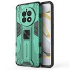 For Huawei Mate 50 Supersonic Holder PC Soft TPU Phone Case(Green) - 1