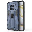 For Huawei Mate 50 Supersonic Holder PC Soft TPU Phone Case(Blue) - 1