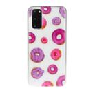For Galaxy S20 Transparent TPU Mobile Phone Protective Case(Donuts) - 1