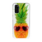 For Galaxy S20 Transparent TPU Mobile Phone Protective Case(Pineapple) - 1