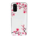 For Galaxy S20 Transparent TPU Mobile Phone Protective Case(Plum Blossom) - 1