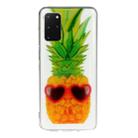 For Galaxy S20+ Transparent TPU Mobile Phone Protective Case(Pineapple) - 1