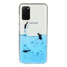 For Galaxy S20+ Transparent TPU Mobile Phone Protective Case(Penguin) - 1