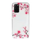 For Galaxy S20+ Transparent TPU Mobile Phone Protective Case(Plum Blossom) - 1