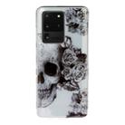 For Galaxy S20 Ultra Transparent TPU Mobile Phone Protective Case(Skull) - 1