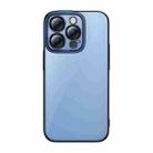 For iPhone 14 Pro Baseus Glitter Series Shockproof Phone Case(Blue) - 1