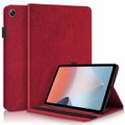 For OPPO Pad Air Life Tree Series Horizontal Flip Leather Tablet Case(Red) - 1
