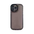 For iPhone 12 Pro Max Lens Invisible Bracket TPU Phone Case(Black) - 1