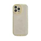 For iPhone 12 Pro Max Lens Invisible Bracket TPU Phone Case(Beige) - 1