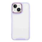 For iPhone 14 Electroplating Hawkeye Phone Case(Purple) - 1