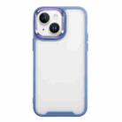 For iPhone 14 Plus Electroplating Hawkeye Phone Case(Blue) - 1