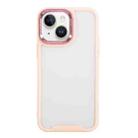 For iPhone 14 Plus Electroplating Hawkeye Phone Case(Pink) - 1